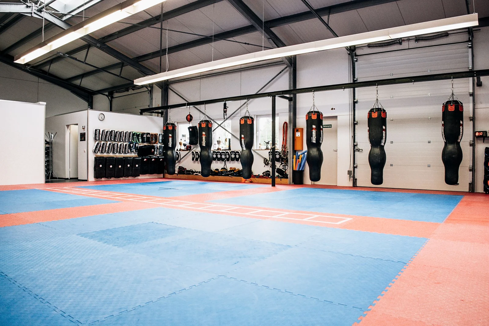 Trainingsmatte und Ring bei Fighting Spirit Neckarbischofsheim