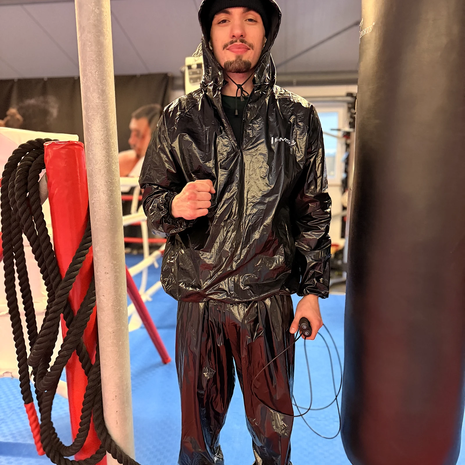 Konditionstraining mit Sweatsuit und Battle Ropes bei Fighting Spirit Neckarbischofsheim